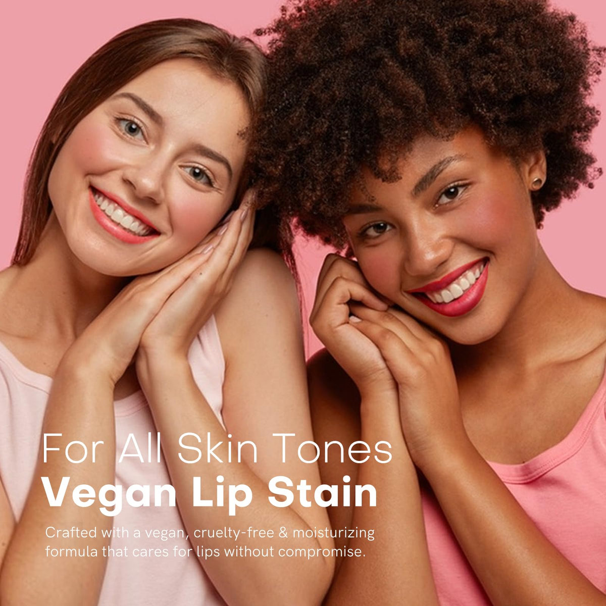 bayfree Lip Tint Stain Set, 2 PCS Lip & Cheek Tint Lightweight Non-sticky bayfree