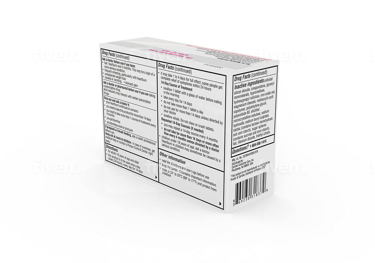 Camber Omeprazole 20mg Delayed-Release Tablets, Heartburn and Acid Reducer Reflux Medicine (42 Count) CAMBER PHARMACEUTICALS, INC