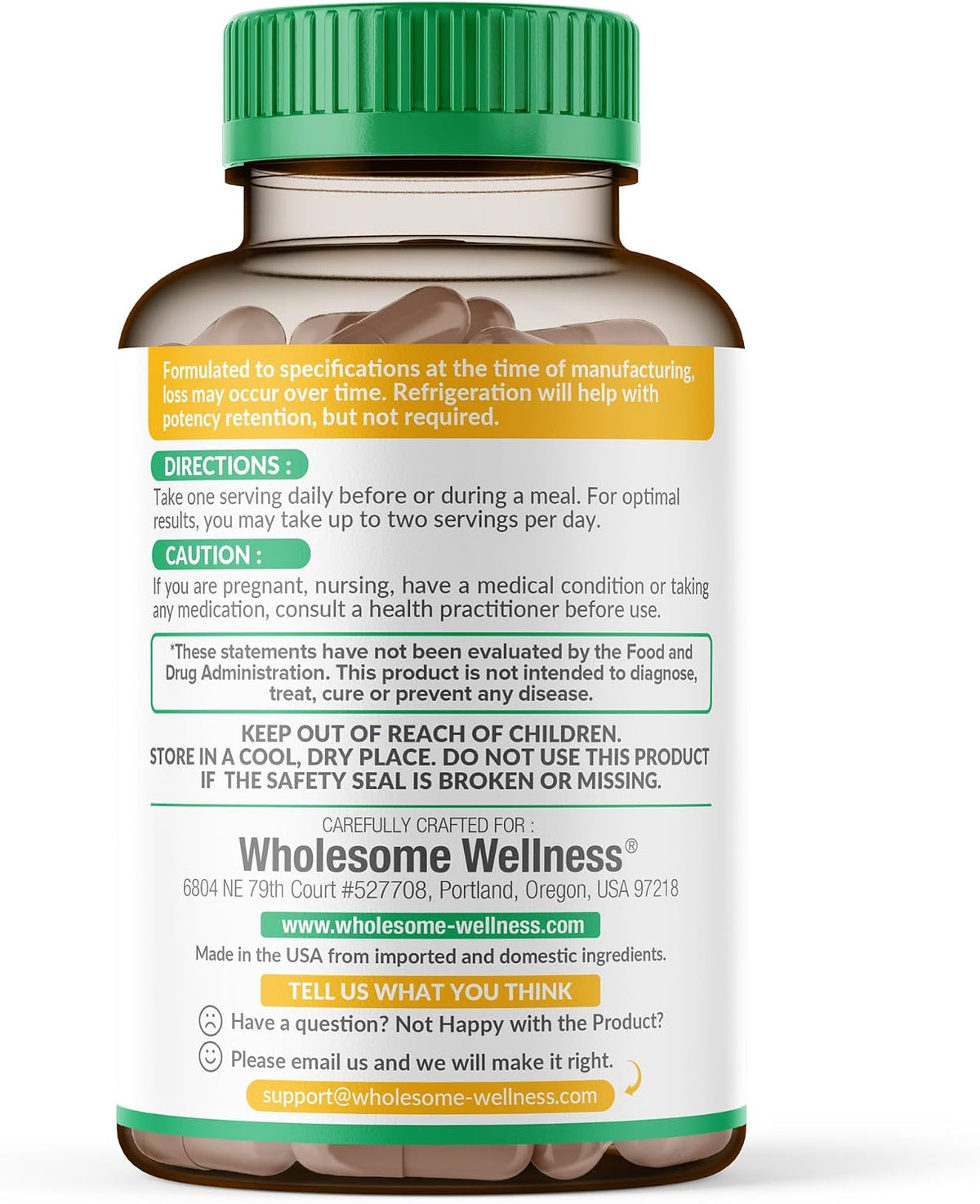 Wholesome Wellness Digestive Enzymes 1000MG Plus Prebiotics & Probiotics Supplement, 180 Capsules, Organic Plant-Based Vegan Formula for Digestion & Lactose with Amylase & Bromelain,3-6 Months Supply Gsupps Australia