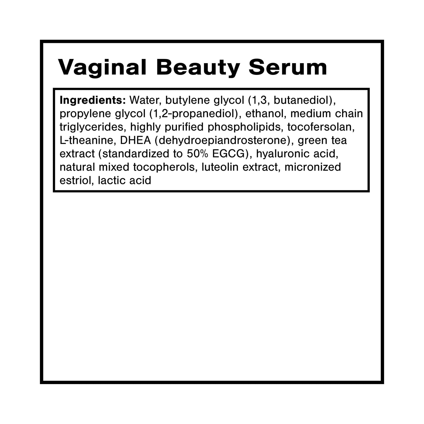 Quicksilver Scientific Vaginal Beauty Serum 1 fl oz (30ml) Quicksilver Scientific