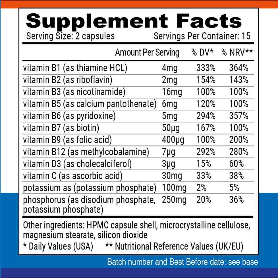 Nutri-Align Fasting Refeed Multivitamin | 30 Fasting Multi Vitamin Capsules | Multivitamin for Men & Women | Vitamin B Complex, Phosphorus & Vitamin D & C Fasting Multivitamins | Gluten Free Nutri-Align