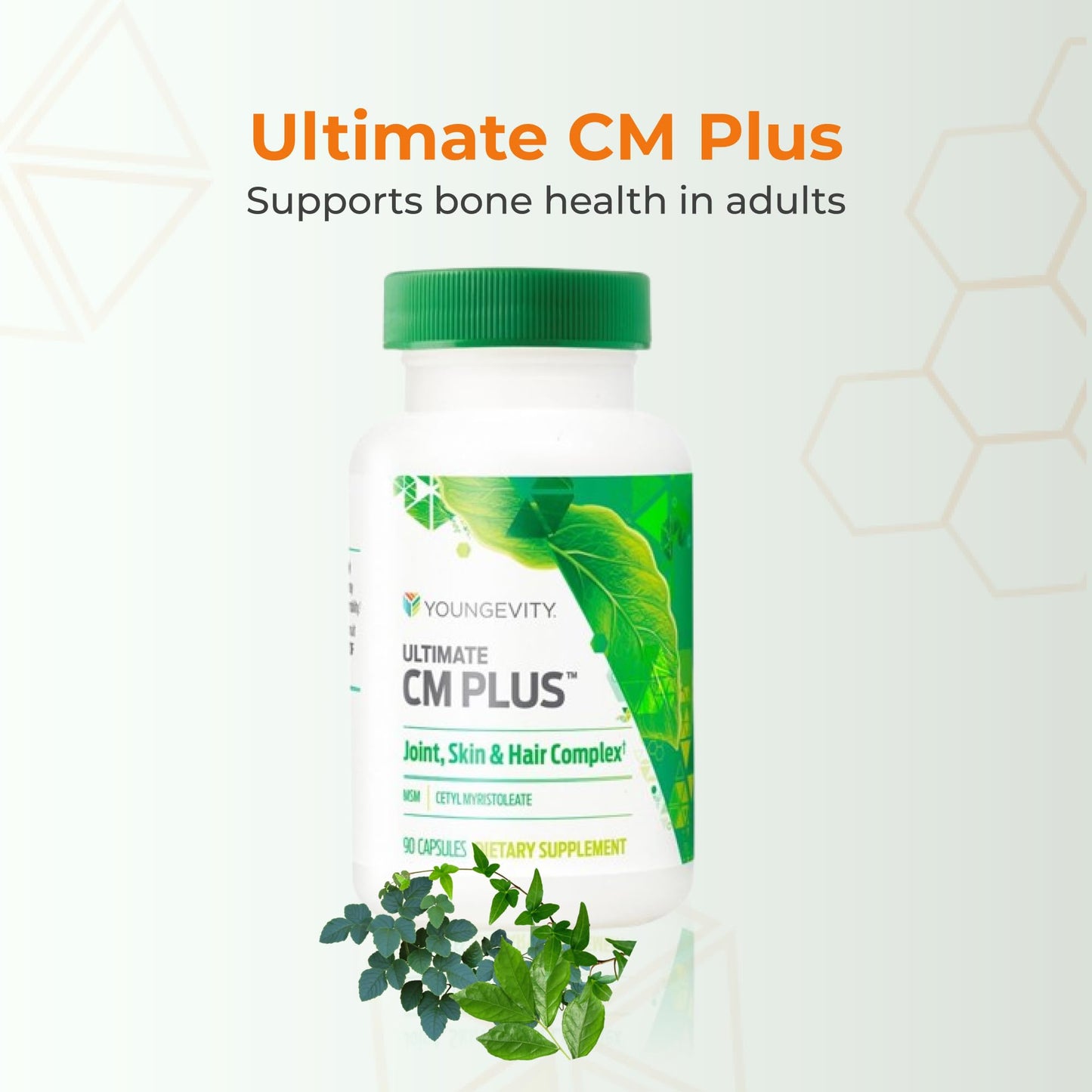 Youngevity Ultimate CM Plus™ - Patented Bone Health Supplement MSM & Cetyl Myristoleate - Muscle and Bone Health Complex - (90 Capsules) Youngevity