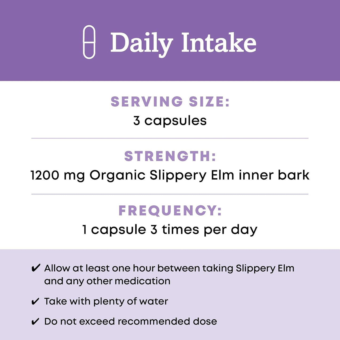 Oregon's Wild Harvest Slippery Elm Organic Capsules, 90 Count Gsupps Australia