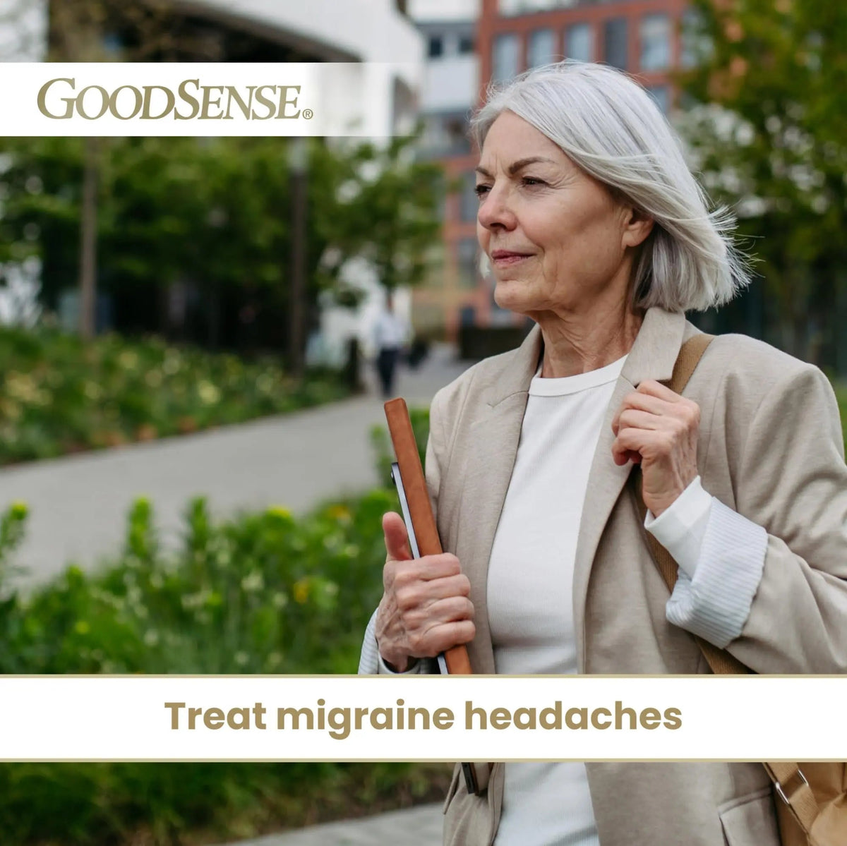 GoodSense Migraine Formula Caplets - Acetaminophen, Aspirin (NSAID) & Caffeine - Migraine Pain Relief, 24 Count GoodSense