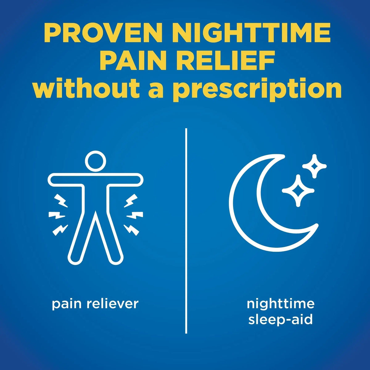 Amazon Basic Care All Night Pain Relief PM, Naproxen Sodium 220 mg/Diphenhydramine Hydrochloride 25 mg Tablets, Pain Reliever/Nighttime Sleep-Aid, 160 Count Amazon Basic Care