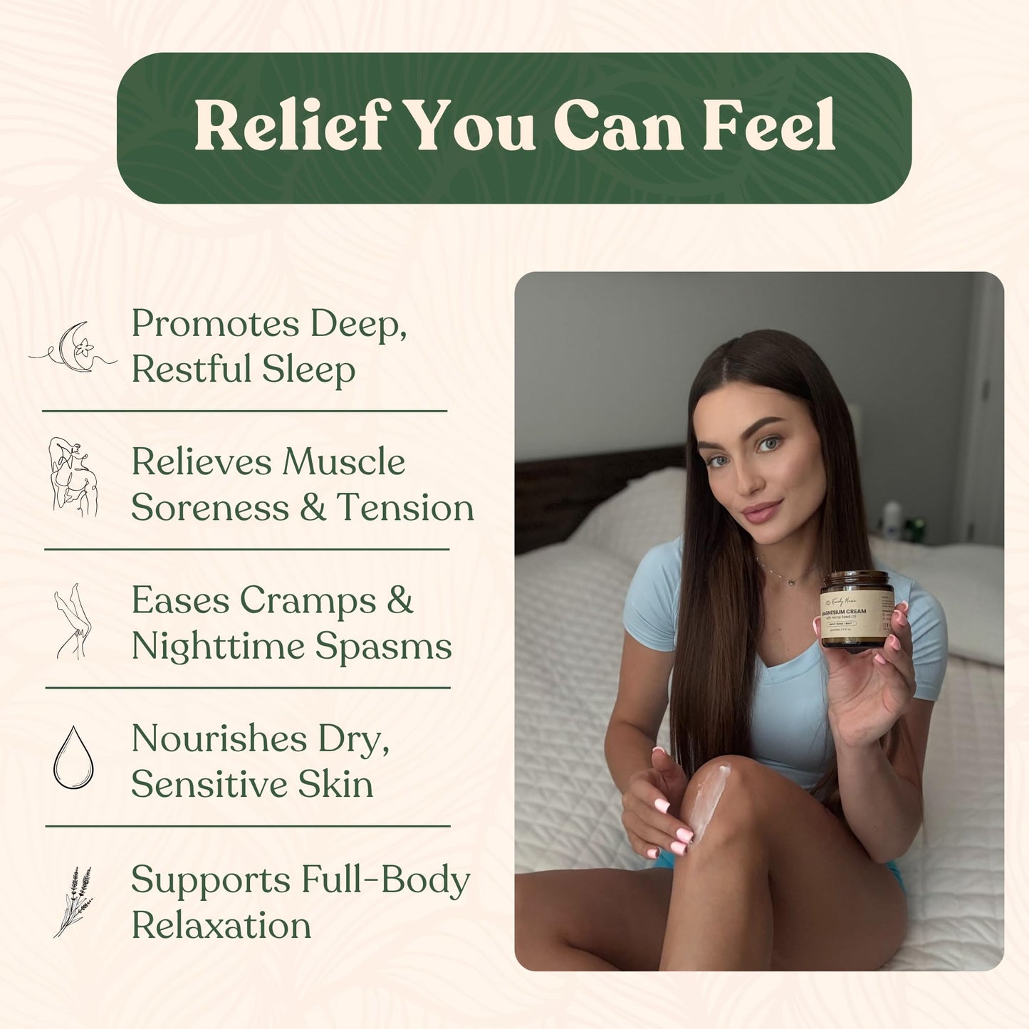 Remedy Mama Magnesium Cream for Sleep, Cramps & Muscle Soreness – with Hemp Seed Oil, Jojoba, Shea & Mango Butter – Natural, Skin-Friendly & Safe for Kids – Lavender – 4oz Glass Jar – Made in Canada Remedy Mama