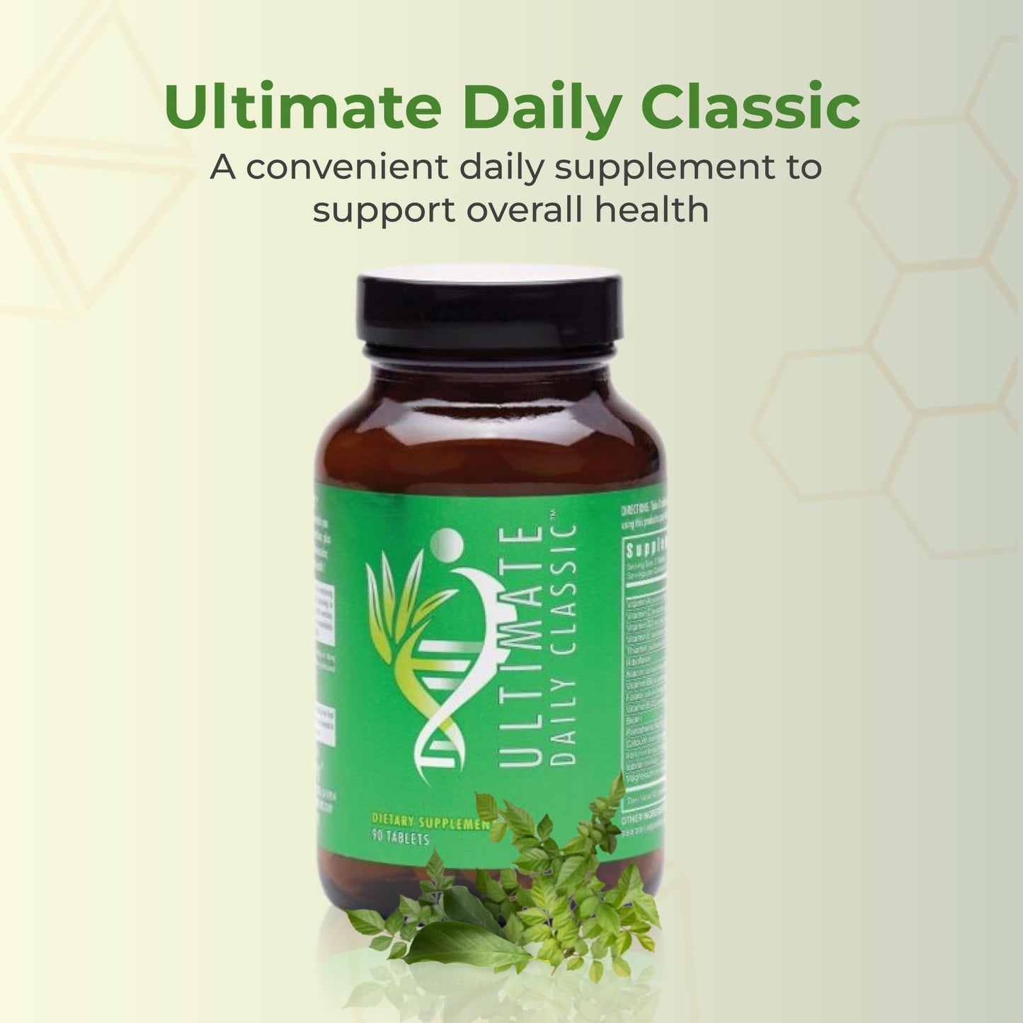 Youngevity Ultimate Daily Classic – Multivitamin with Essential Vitamins, Minerals, Amino Acids, and Antioxidant-Rich Botanicals – Supports Cardiovascular, Brain, Bone, and Bone Health – 90 Tablets Youngevity