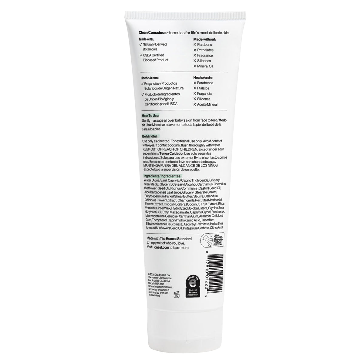 The Honest Company Face and Body Lotion, Fragrance-Free, 8.5 fl oz The Honest Company