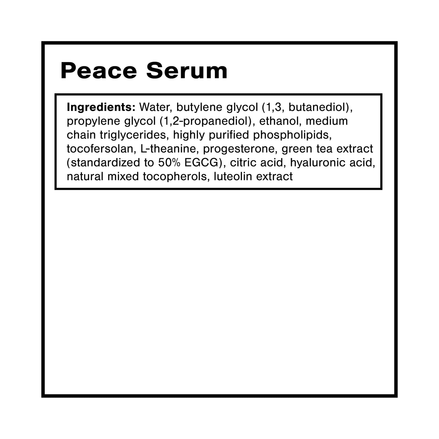 Quicksilver Scientific Peace Serum 1 fl oz (30ml) Quicksilver Scientific
