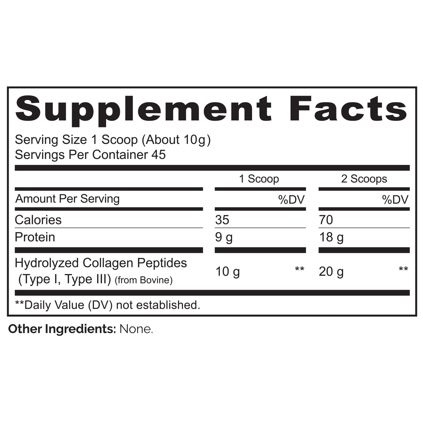NATURELO Collagen Peptide Powder, Hydrolyzed Collagen Type I & III, Skin Hair & Joint Health - Unflavored, 16 Ounces | 45 Servings NATURELO