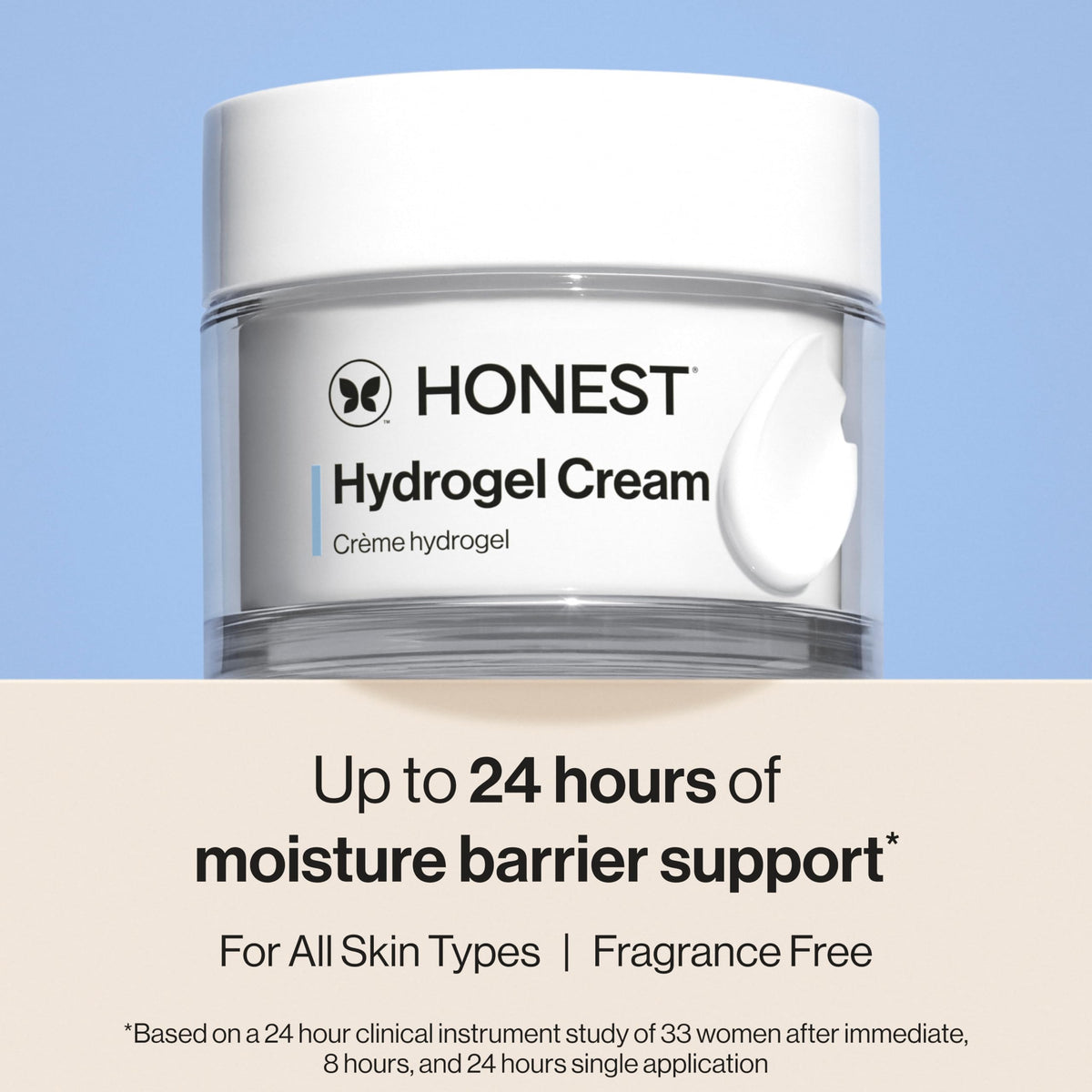 Honest Beauty Hydrogel Cream with Hyaluronic Acid, Lightweight Moisturizing Water, Gentle for Sensitive Skin Honest Beauty
