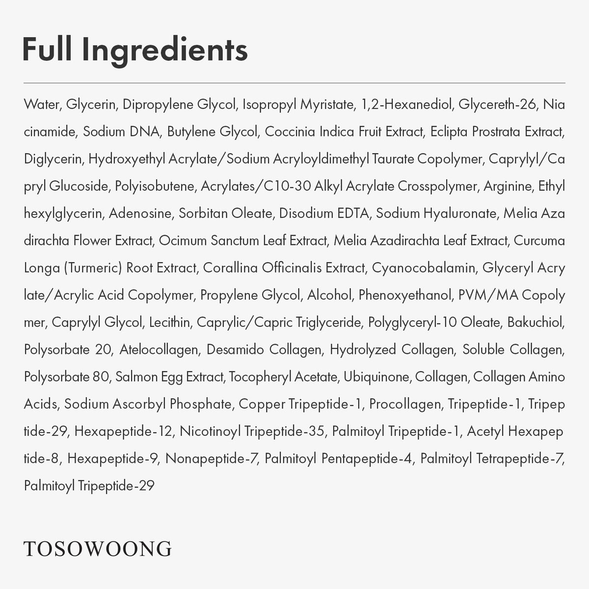 TOSOWOONG Pink Peptide 12 PDRN Serum for Firming & Glass Skin, Skin Glow TOSOWOONG