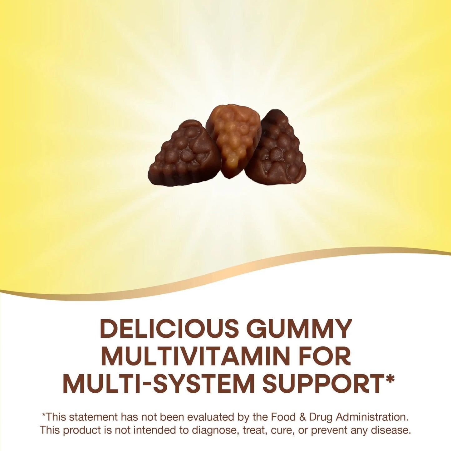 Nature's Way Alive! Adult Premium Multivitamin Gummy, Full B-Vitamin Complex, Supports Energy Metabolism & Heart Health*, 90 Gummies Nature's Way