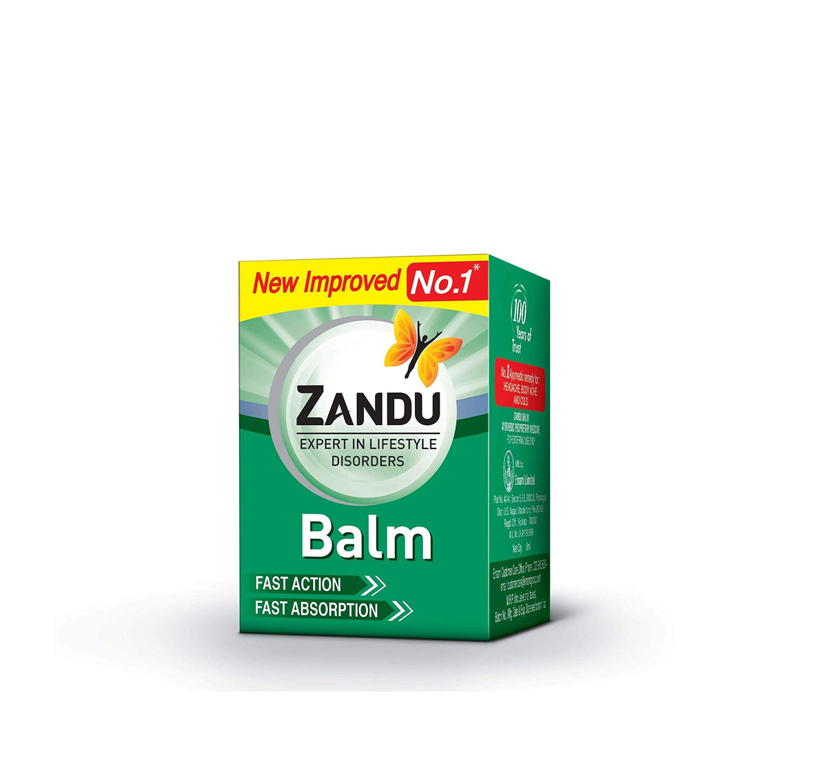 Zandu Pain Balm 8ml - 10 Pack Zandu