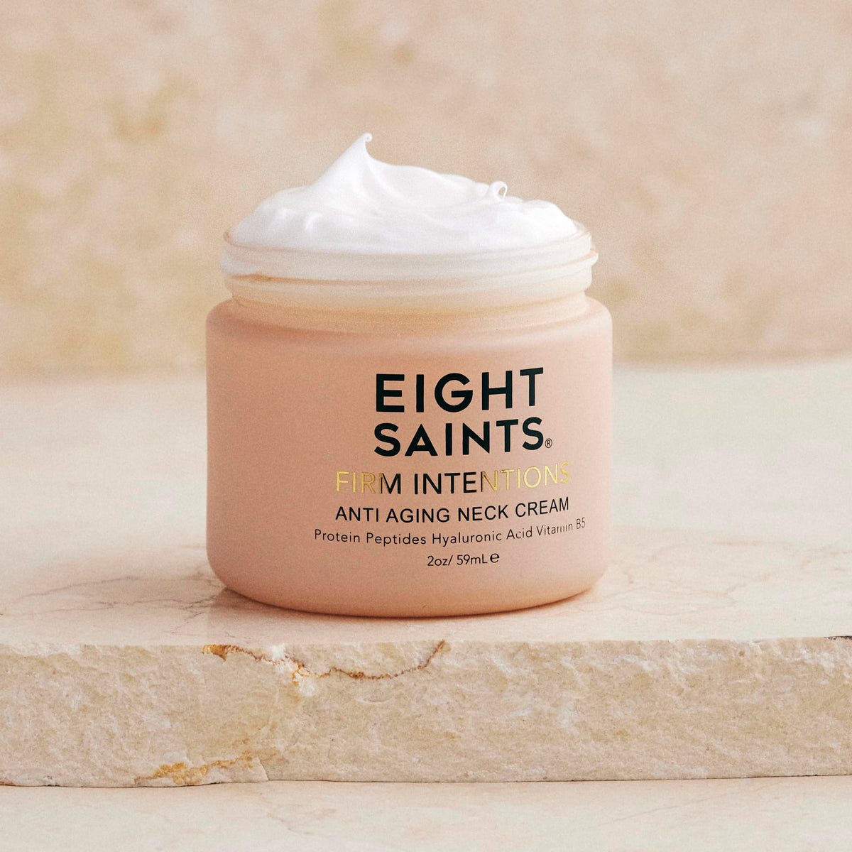 Eight Saints Firm Intentions Anti Aging Neck Cream, Natural & Organic, For Firming Skin and Reducing Wrinkles, 2 Ounces Eight Saints