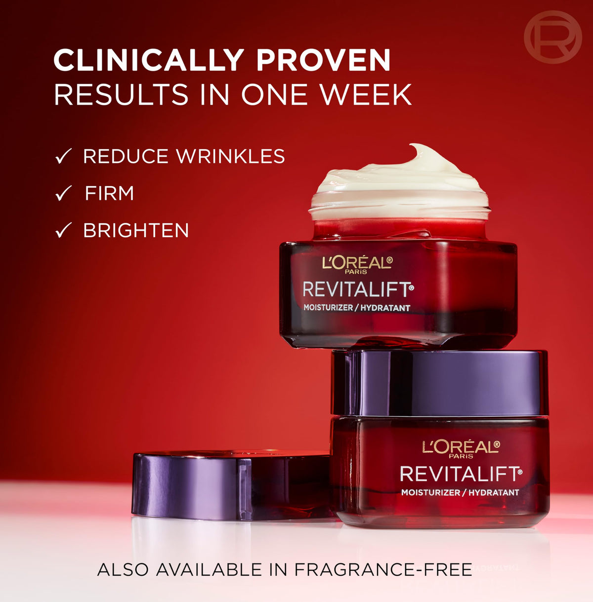 L'Oreal Paris Revitalift Triple Power Anti-Aging Face Moisturizer, Pro Retinol, Hyaluronic Acid & Vitamin C, Reduce Wrinkles 2.55 Oz L'Oreal Paris
