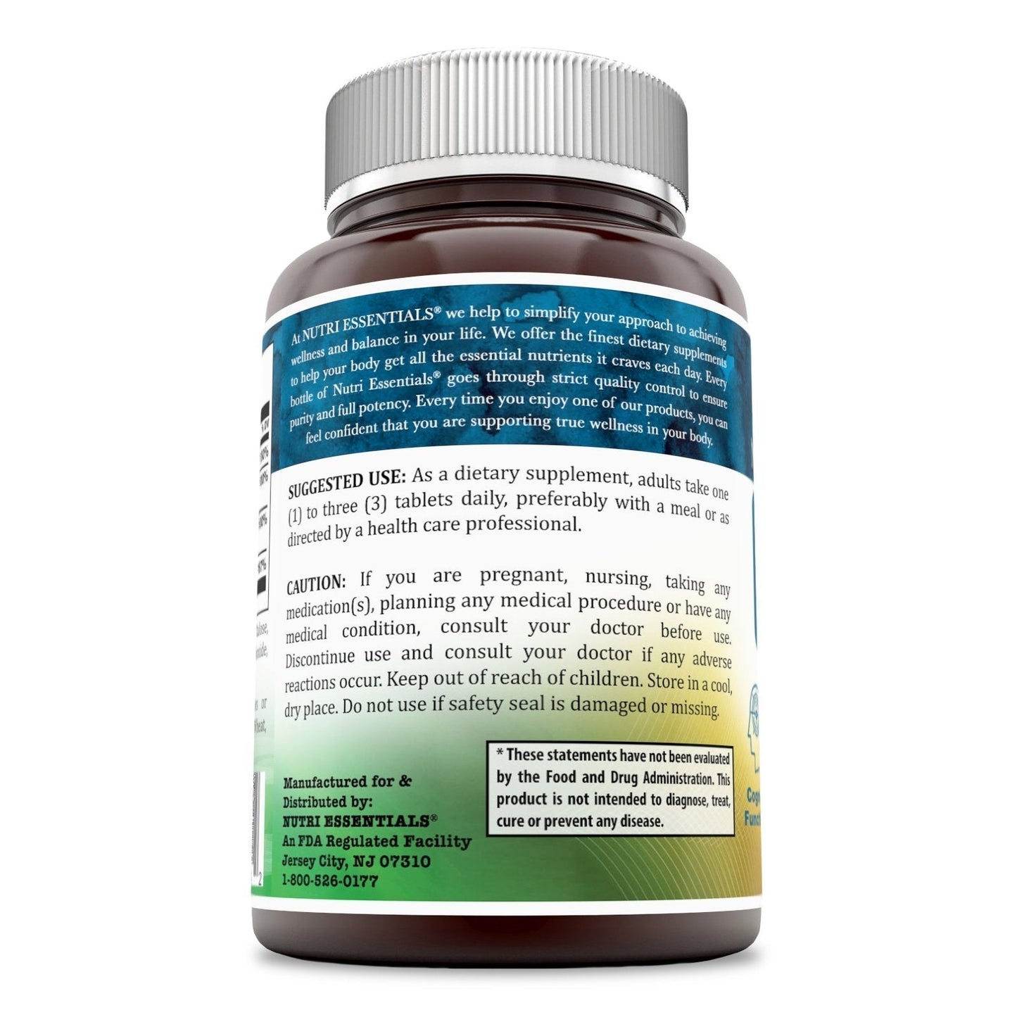 Nutri Essentials Calcium Magnesium Zinc + Vitamin D3 Tablets- Promotes Strong Bones & Teeth, Support Nerve & Muscle Function* (300 Count) Nutri Essentials