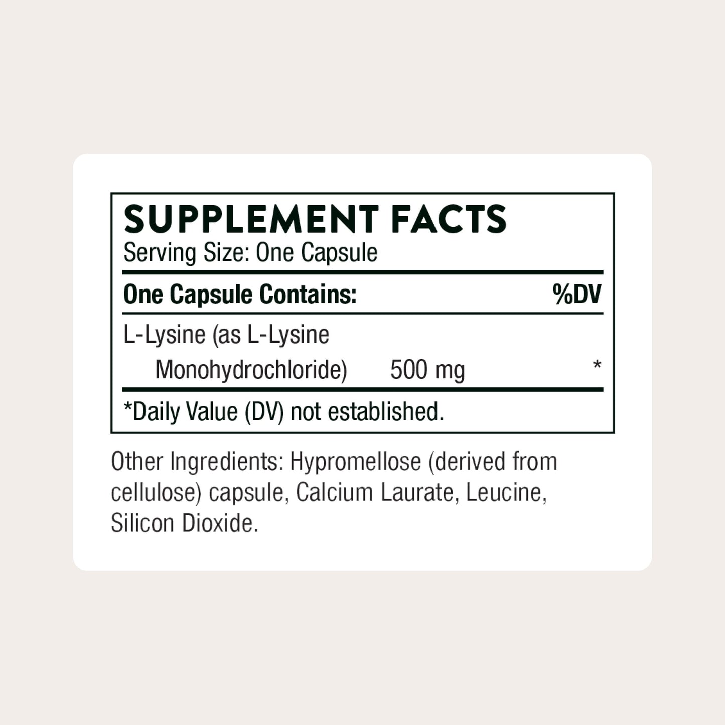 THORNE - Lysine - Supports Immune, Skin & Bone Health - Promotes Collagen Formation - L-Lysine Amino Acid Supplement THORNE