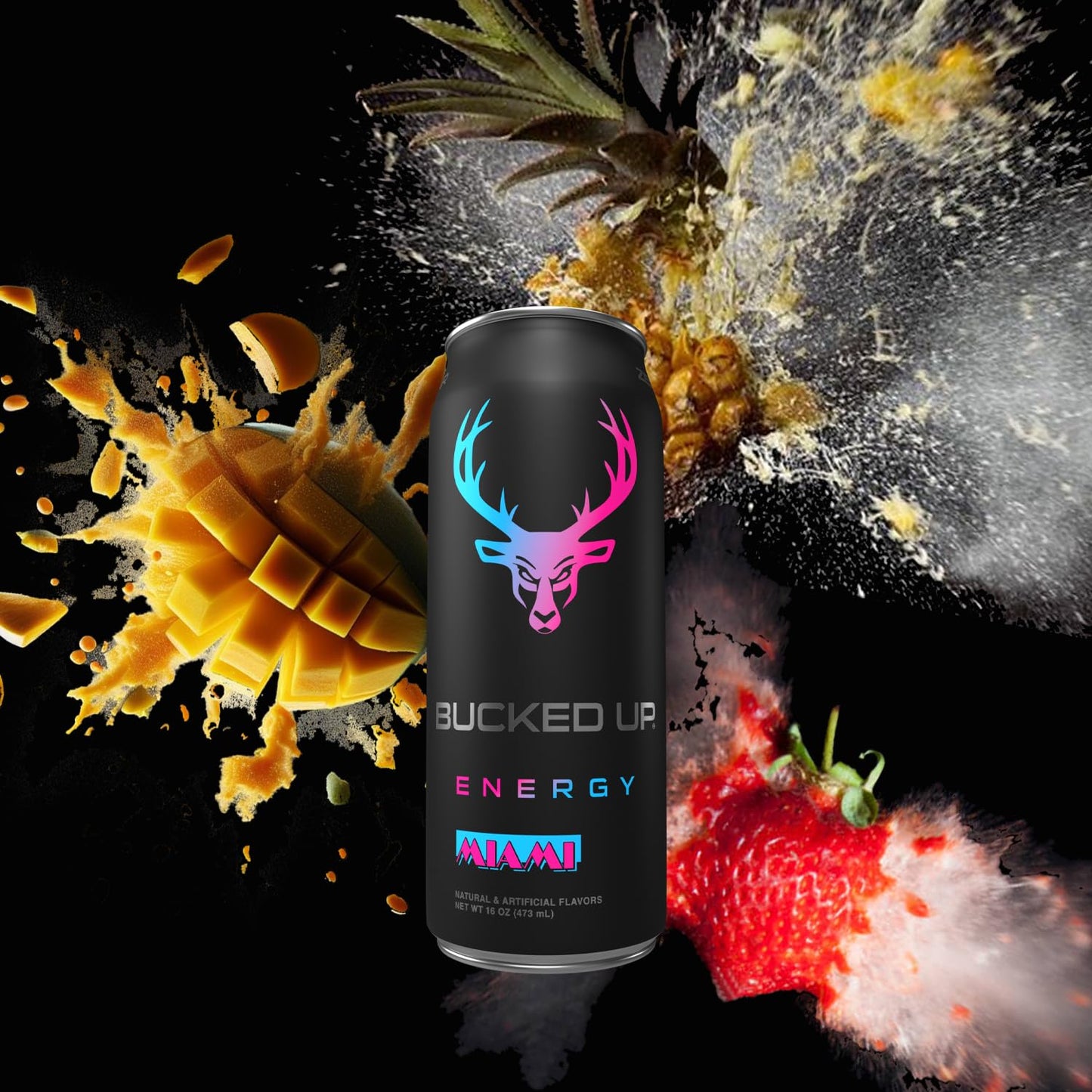 Bucked Up Energy Drink 300mg (Miami) (12 CT) Gsupps Australia
