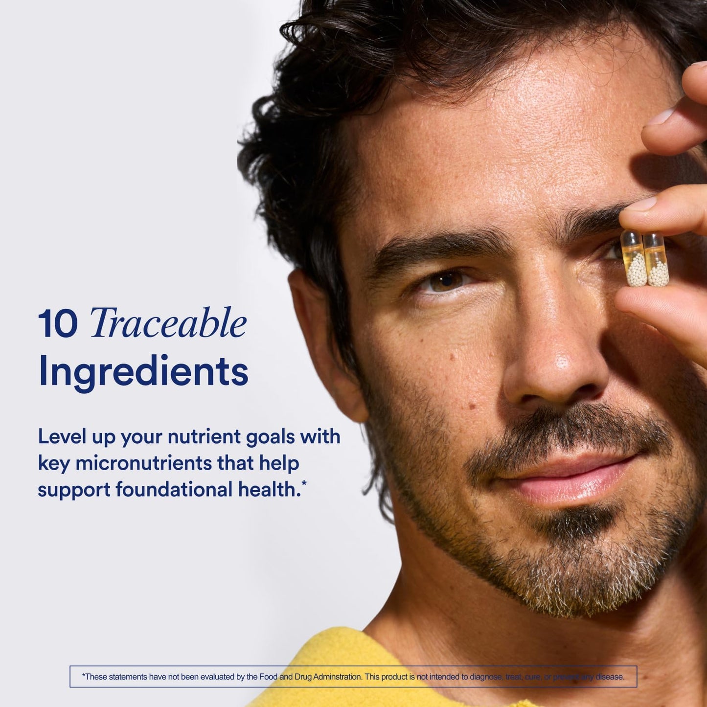 Ritual Men’s 18+ Daily Multivitamin - Key Essential Vitamins and Minerals to Support Energy, Muscle, Heart, Brain Health* - Including Zinc, D3, B12, A, K2 - Vegan - Mint - 60 Capsules - 30 Servings Gsupps Australia