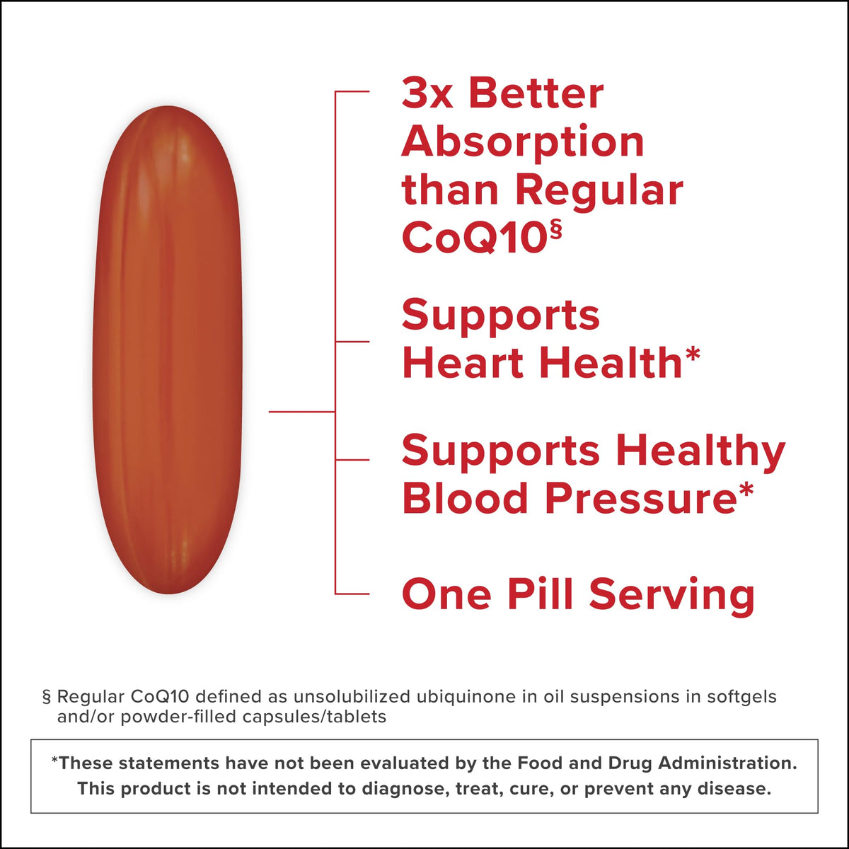 Qunol Ultra CoQ10 100mg Softgels- 3x Better Absorption, Antioxidant for Heart Health & Energy Production, Coenzyme Q10 Vitamins Qunol