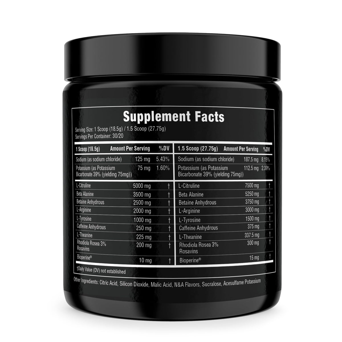 Uncaged Extreme Pre-Workout Powder - Extreme Energy, Focus, Nitric Oxide & Muscle ALPHA WOLF