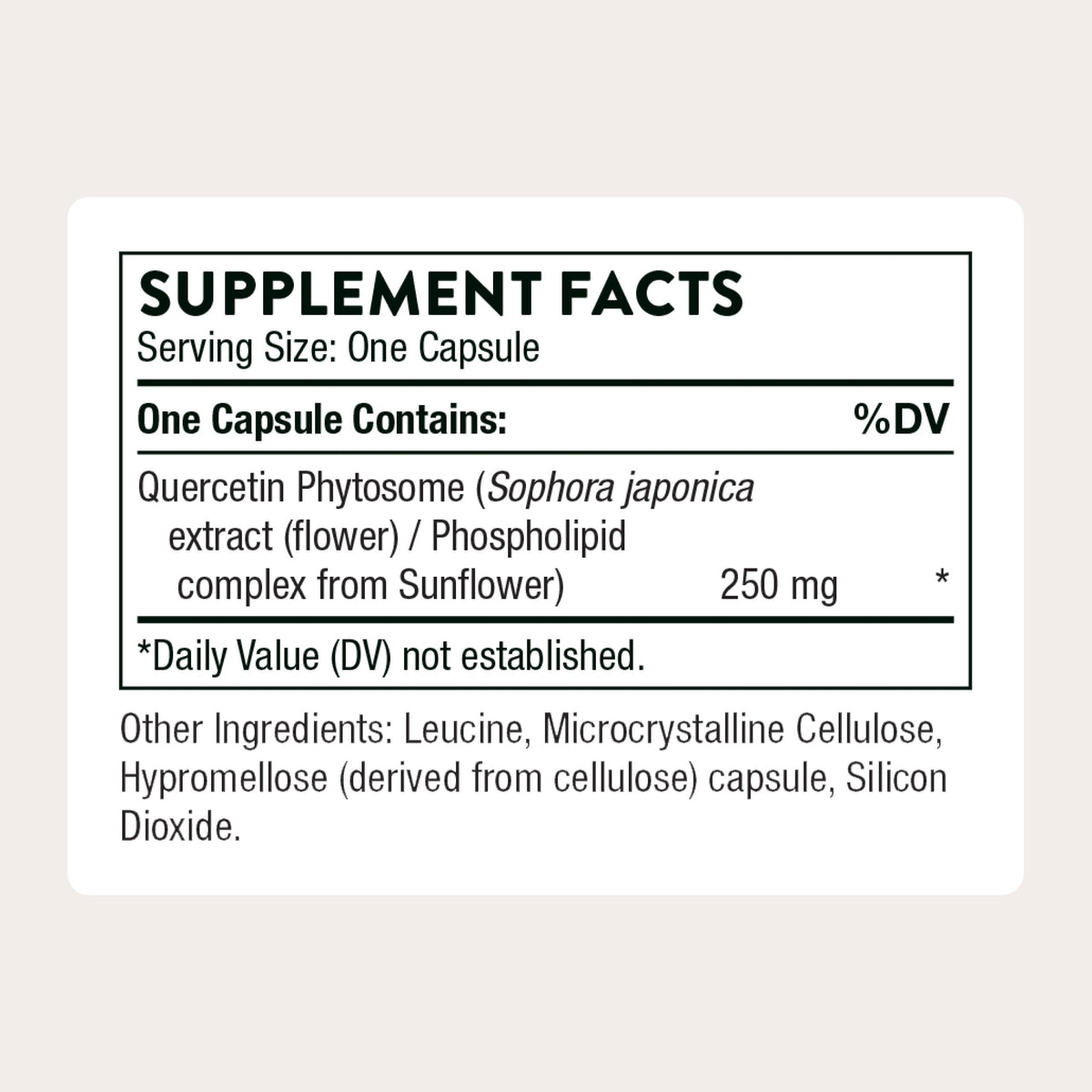 THORNE - Quercetin Phytosome - Exclusive Phytosome Complex for Immune Health, Respiratory Support & Seasonal Allergy Relief* - 60 Servings THORNE