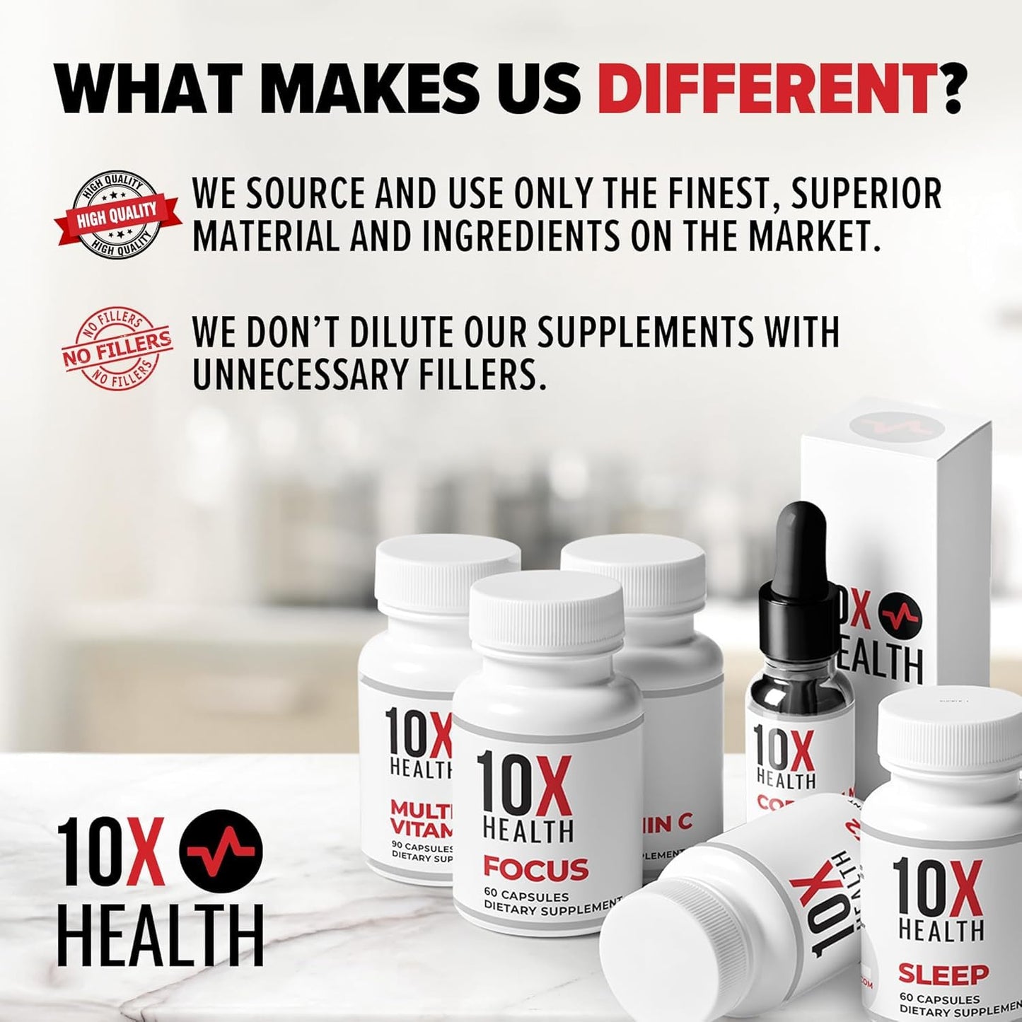 10X Health Berberine Supplement 500mg - Contains Dihydroberberine Supplement for Better Absorption - Supports Cardiovascular & Gut Health 10X Health System