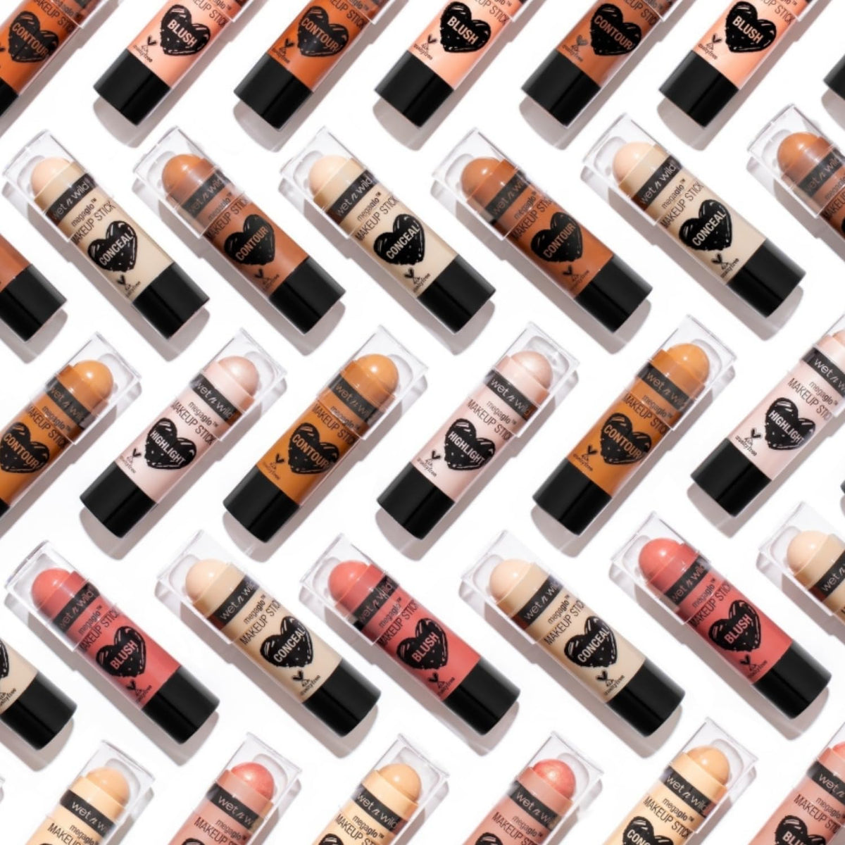 wet n wild MegaGlo Makeup Stick, Buildable Color, Versatile Use, Cruelty-Free & Vegan - Where's Walnut? wet n wild