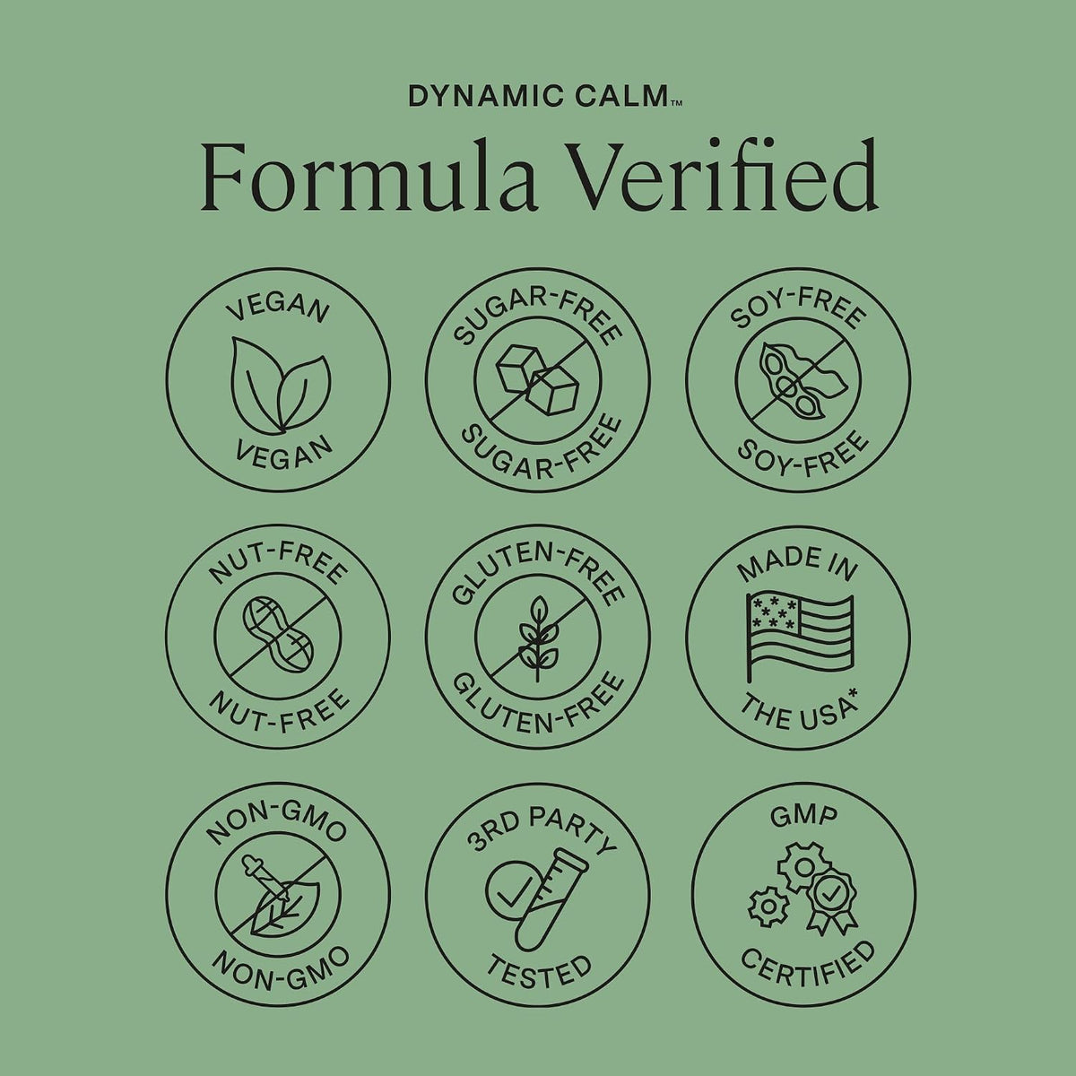 Stonehenge Health Dynamic Calm - 600mg KSM-66 Ashwagandha with L-theanine, Rhodiola Rosea, Holy Basil, and Magnesium Glycinate, Daily Stress and Mood Support, Non-GMO, 60 Vegetarian Capsules Gsupps Australia