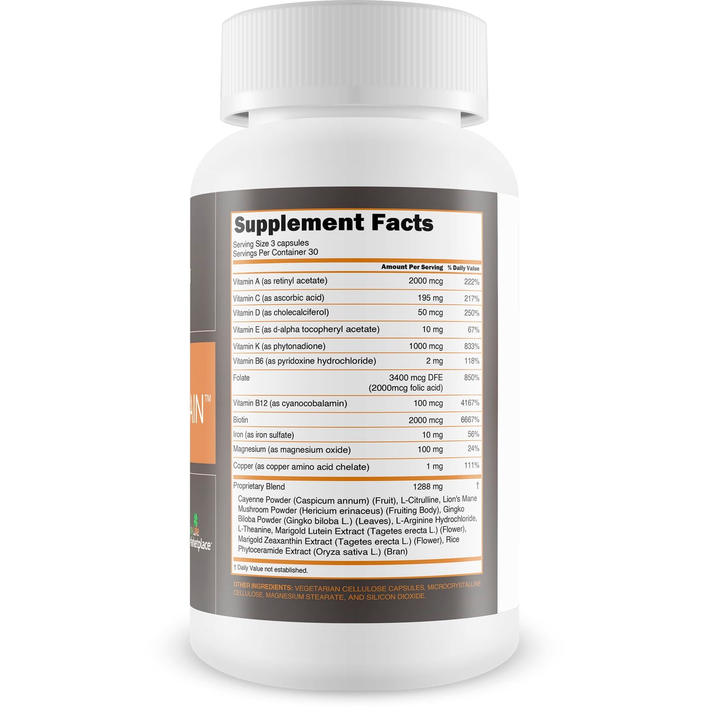 Asusto Memory Supplement for Brain - Improved Capsule Formula - Natural Brain, Memory, & Focus Support - Brain Support - Brain Supplement - Nootropic - Natural Asusto Sandalwood Improved Formula Generic