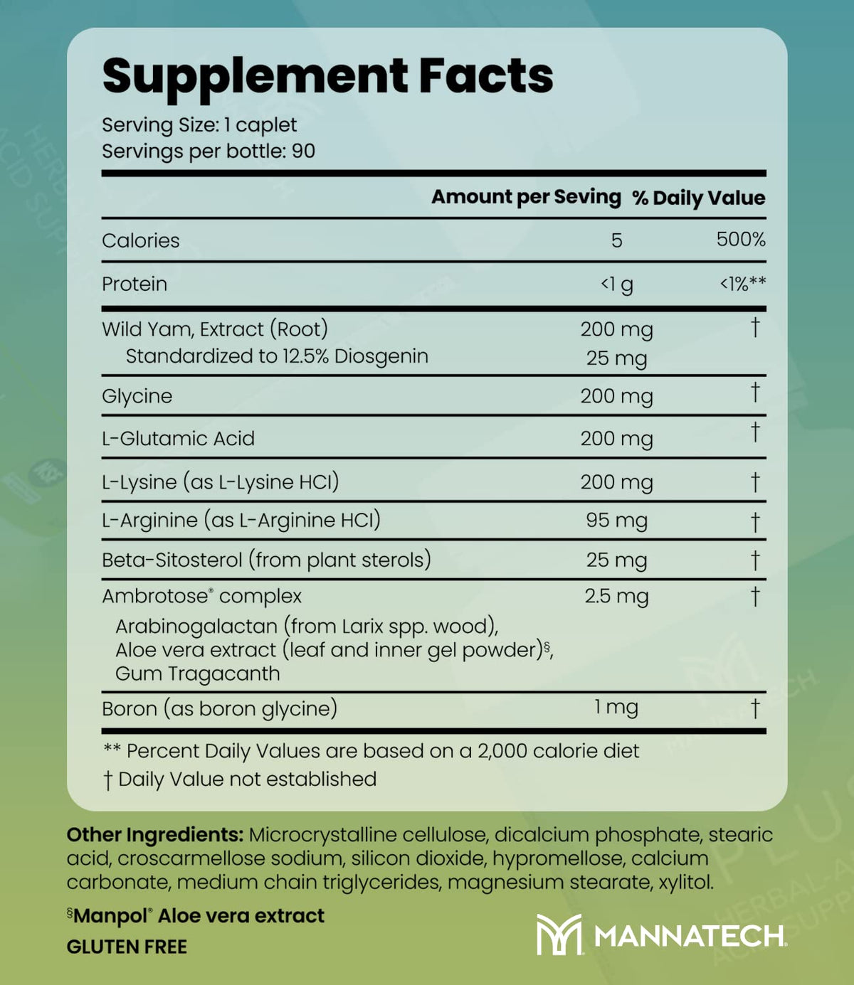 Mannatech Plus 90 Capsules Mannatech
