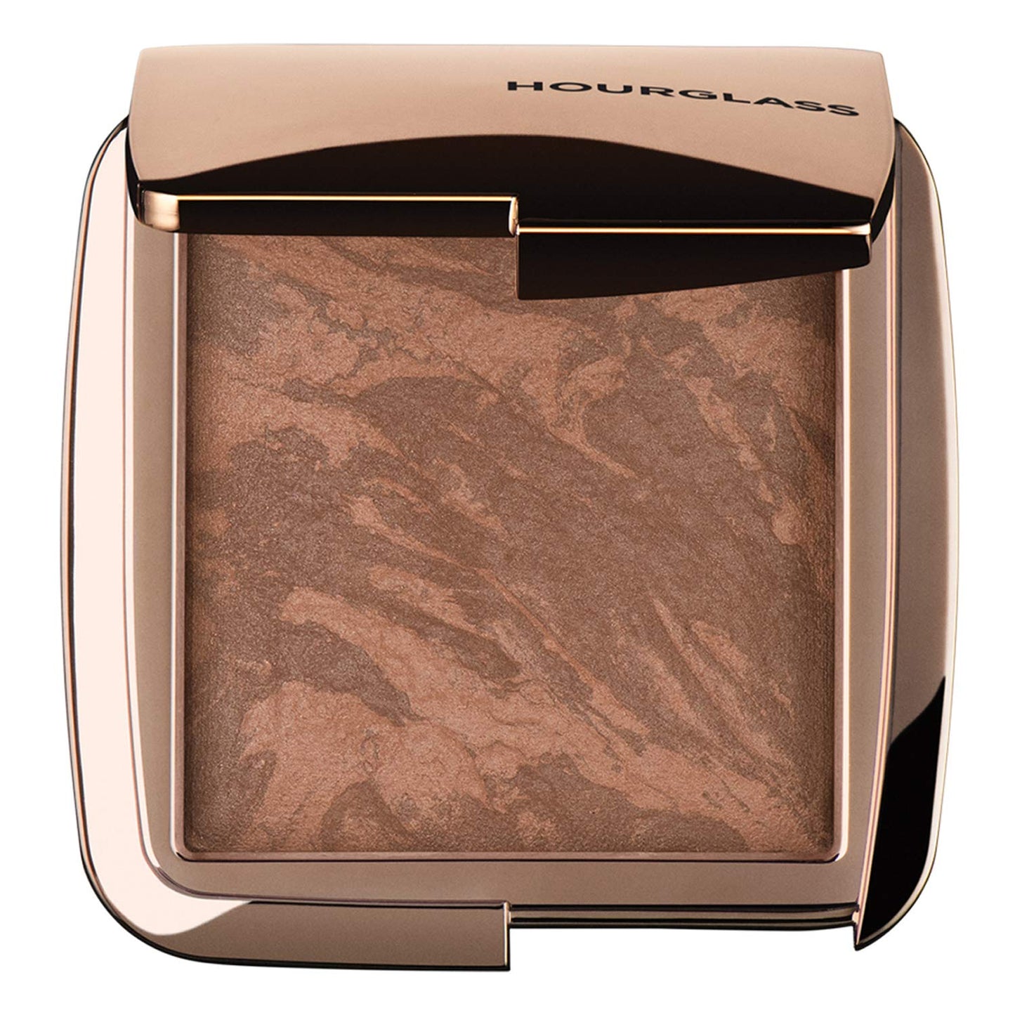 Hourglass Ambient Lighting Bronzer in Radiant Bronze Light. Highlighting Bronzer for a Natural Sun-Kissed Glow. Vegan and Cruelty-Free. HOURGLASS