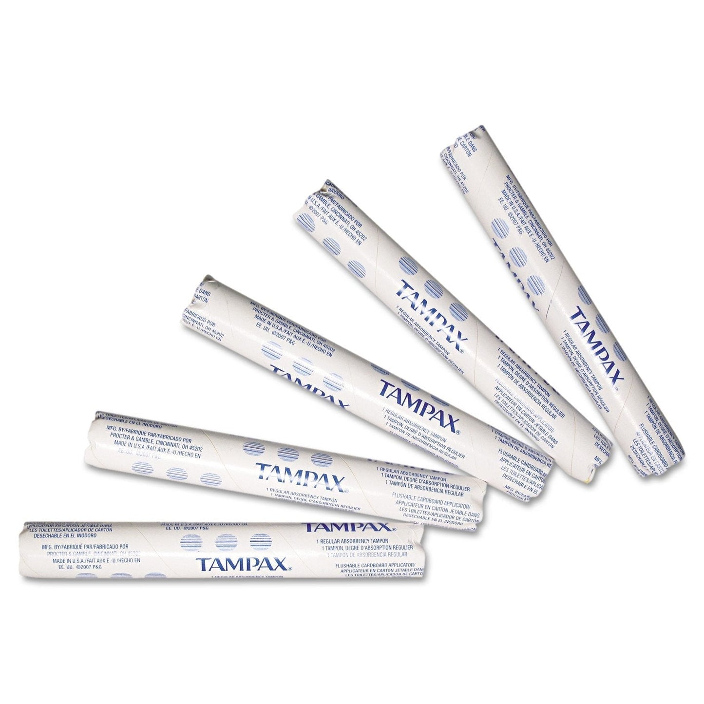 Hospeco Tampax Tampons for Vending Dispenser in Vending Tubes, Hospeco T500,(Case of 500) Hospeco