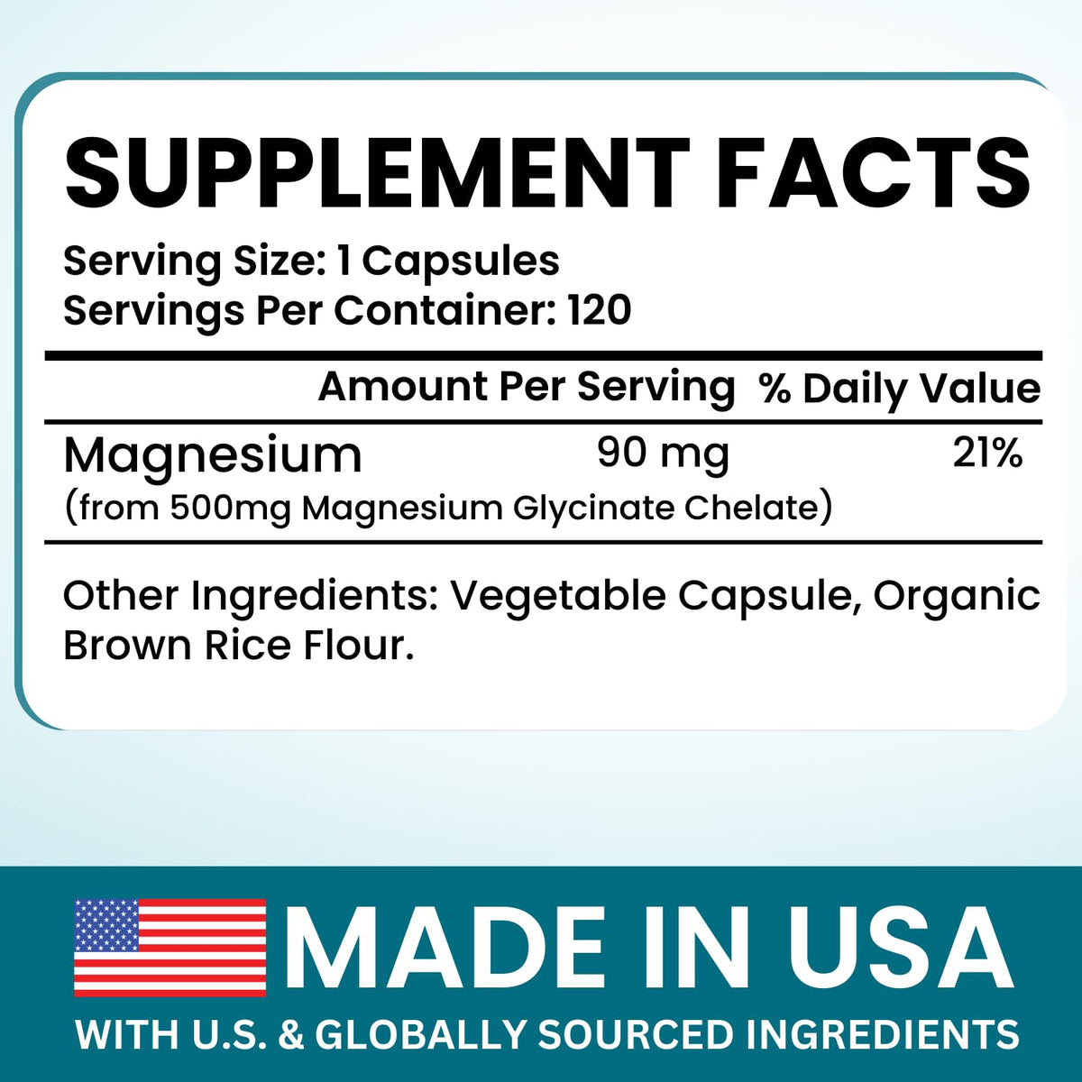 VITBOOST Magnesium Glycinate 500mg - High Absorption Chelated Supplement - Supports Sleep, Muscle Recovery & Heart Health - Non-GMO VITBOOST