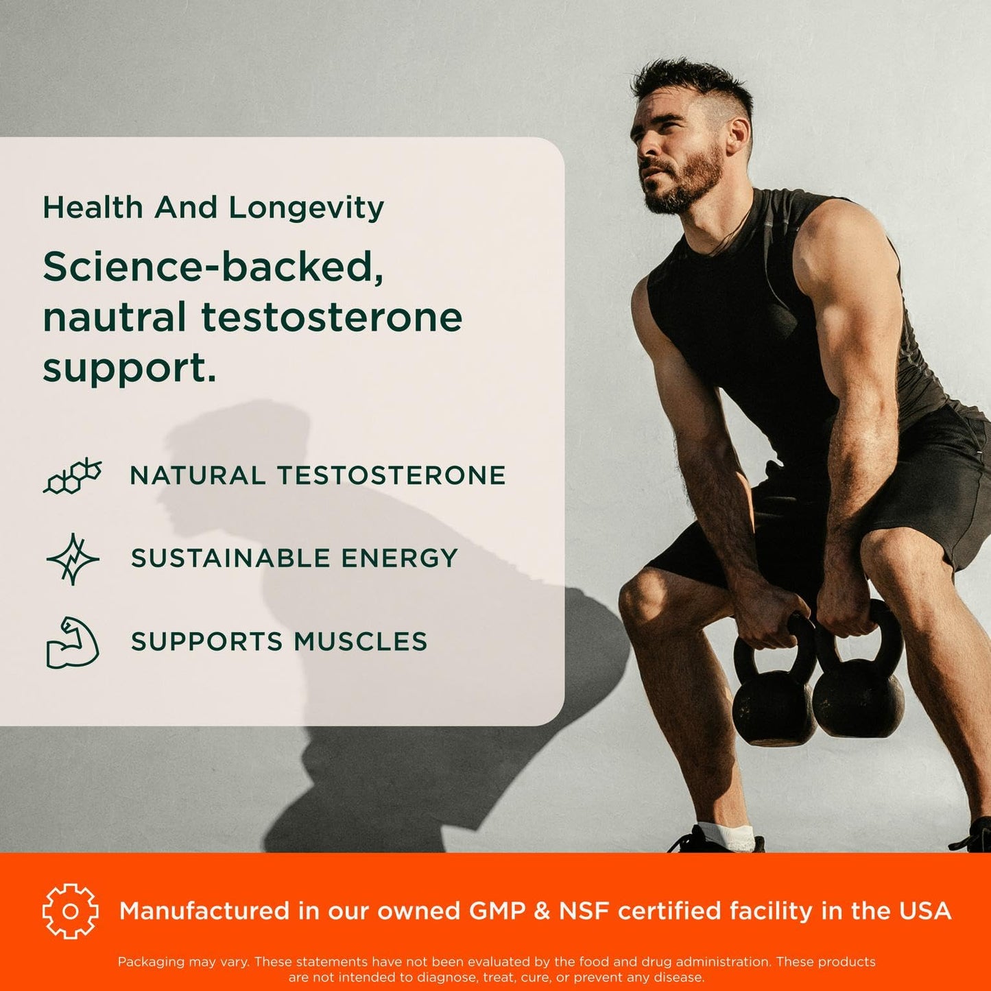 The Genius Brand Test Black Label - Testosterone Supplement for Men - Muscle Support, Energy & Performance Support - with D-Aspartic Acid, Magnesium, Korean Red Ginseng & Vitamins - 120 Capsules The Genius Brand