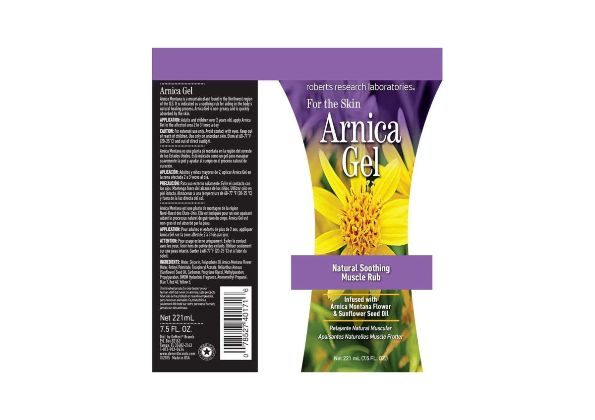 Robert Research Laboratories Arnica Gel, 7.5 Fluid Ounce Robert Research Laboratories