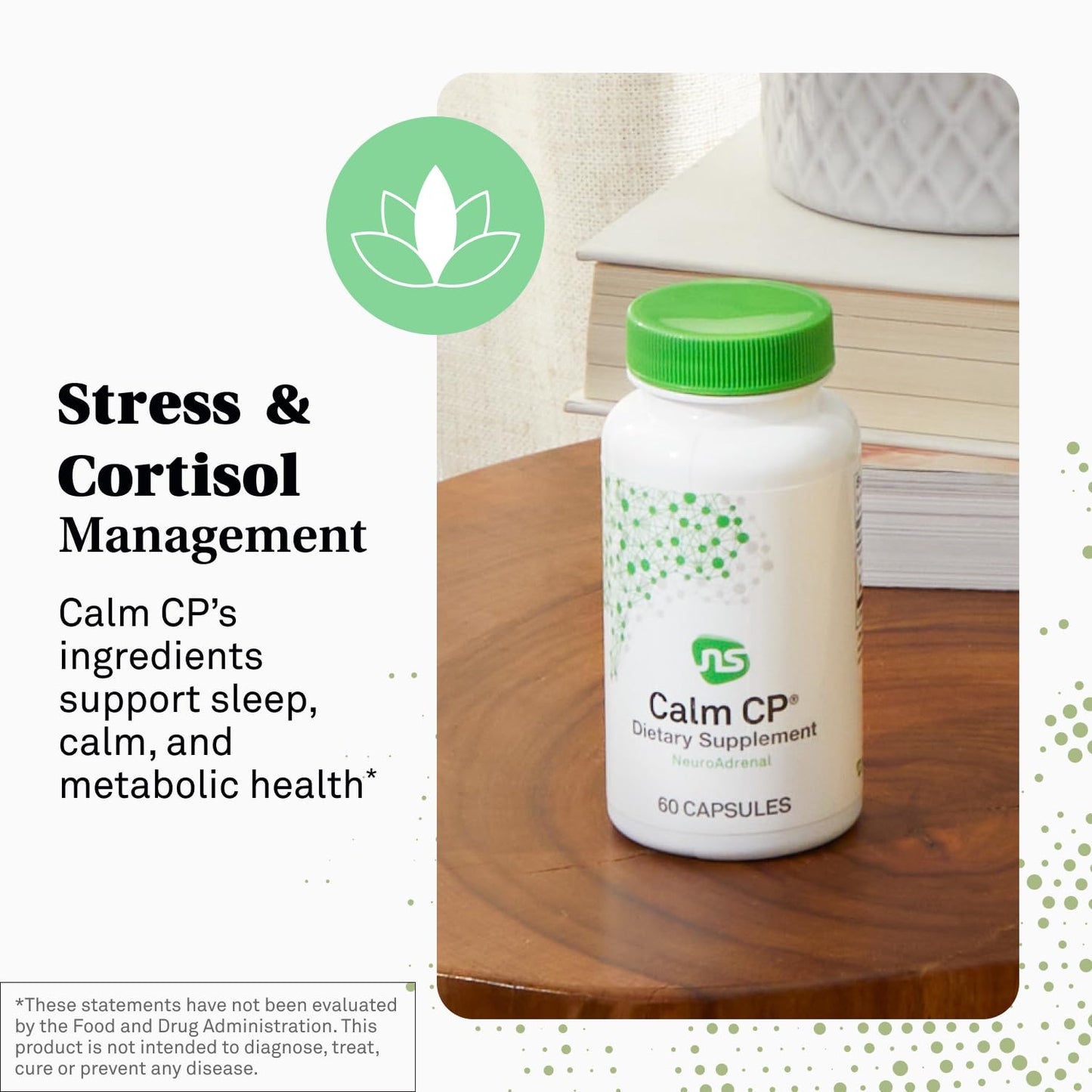 NeuroScience Neuro Adrenal Support Supplements for Women & Men - Daily Cortisol Supplement and Calming Aid - Promotes Calm Sleep, Immune Support & Healthy Cortisol Levels (60 Capsules) NeuroScience