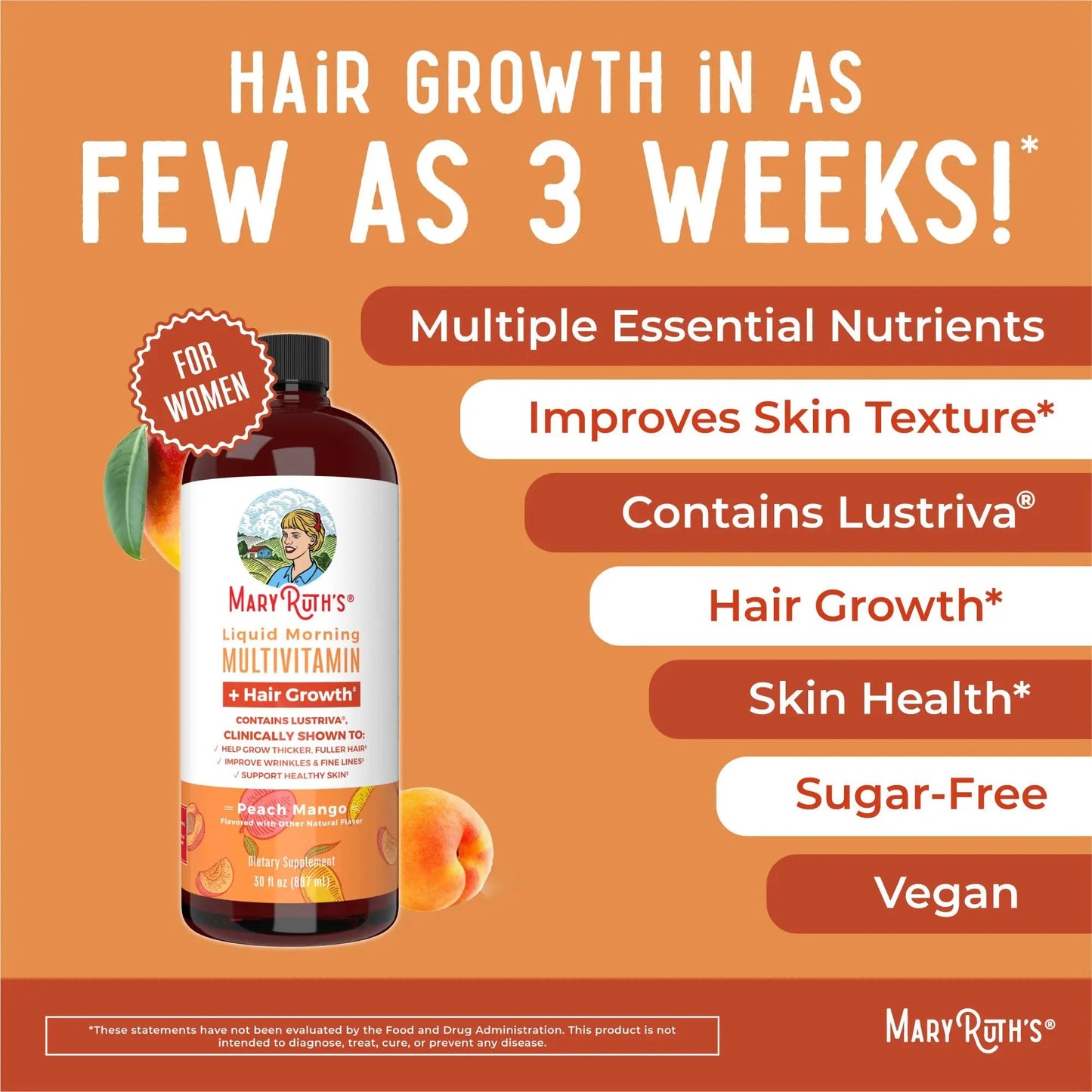 MaryRuth Organics Morning Multivitamin Hair Growth Bundle MARYRUTH'S