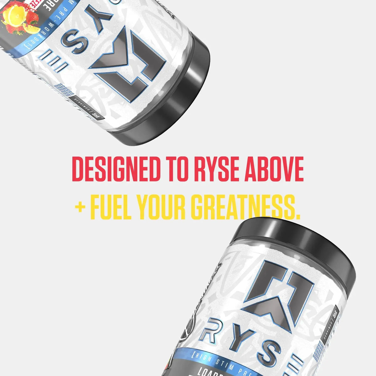 RYSE Loaded Pre Workout Powder - Strawberry Squeeze - Daily Pre-Workout for Men & Women with 390mg Caffeine, Beta Alanine, and Citrulline for Pump RYSE Up Supplements