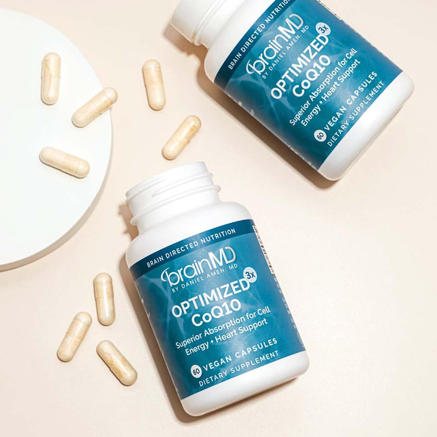 BrainMD Optimized CoQ10 Supplement - Supports Heart Health & Energy Production - 100 mg, 30 Softgels Gsupps Australia