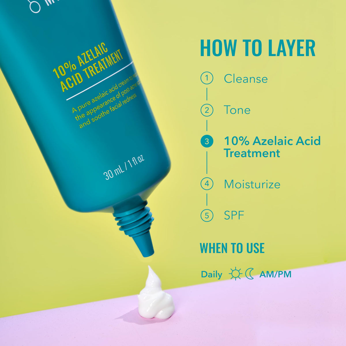 Good Molecules 10% Azelaic Acid Treatment for Face – Blurs Facial Redness & Evens Skin Tone – Brightens the Look of Dark Spots & Refines Texture – Vegan & Fragrance-Free Skincare (30ml / 1.01 fl oz.) Good Molecules
