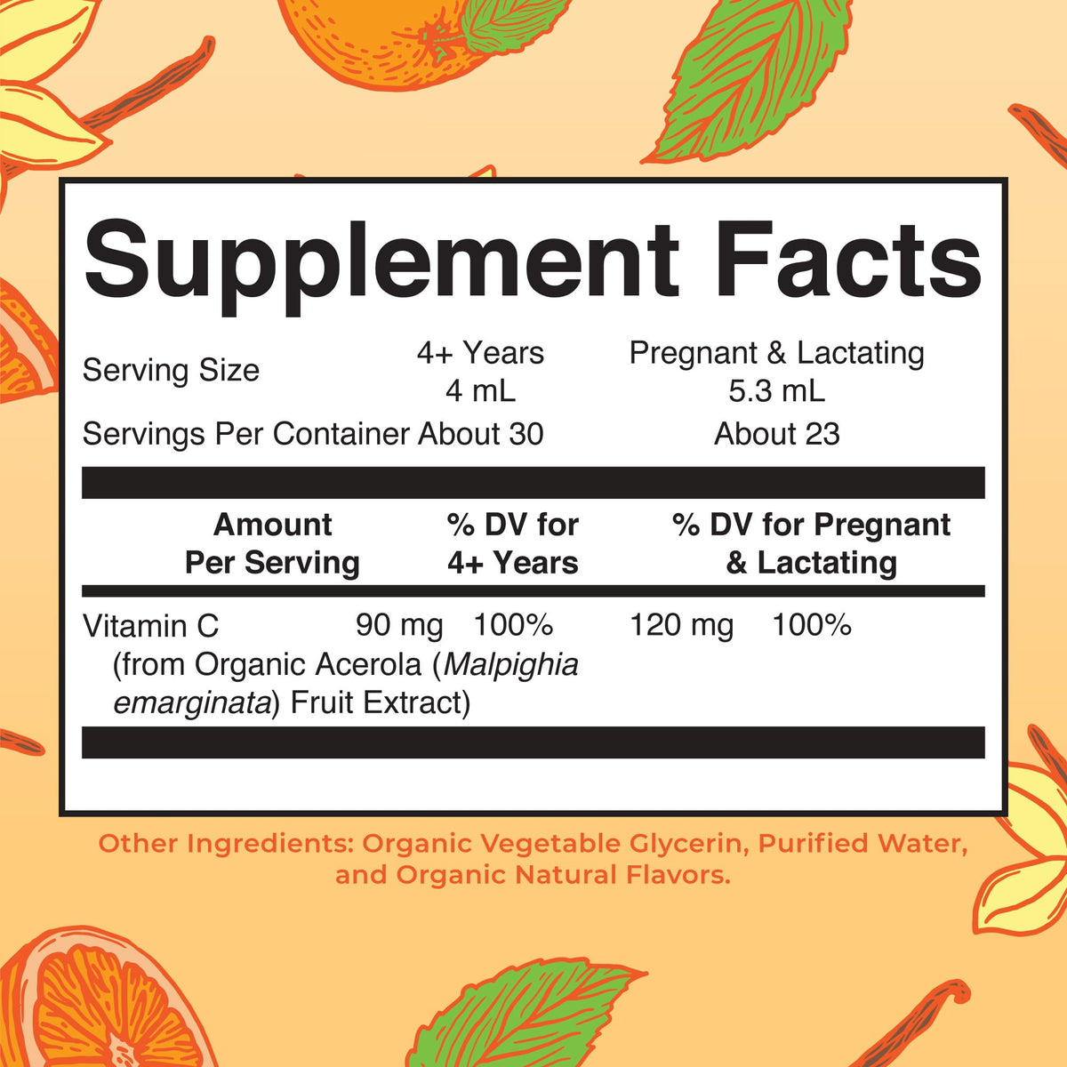 MaryRuth Organics Organic Vitamin C Supplement | Liquid Vitamin C Liquid Drops for Adults & Kids | Immune Support Supplement for Overall Health | Vegan | Non-GMO | Gluten Free | 4 Fl Oz MARYRUTH'S