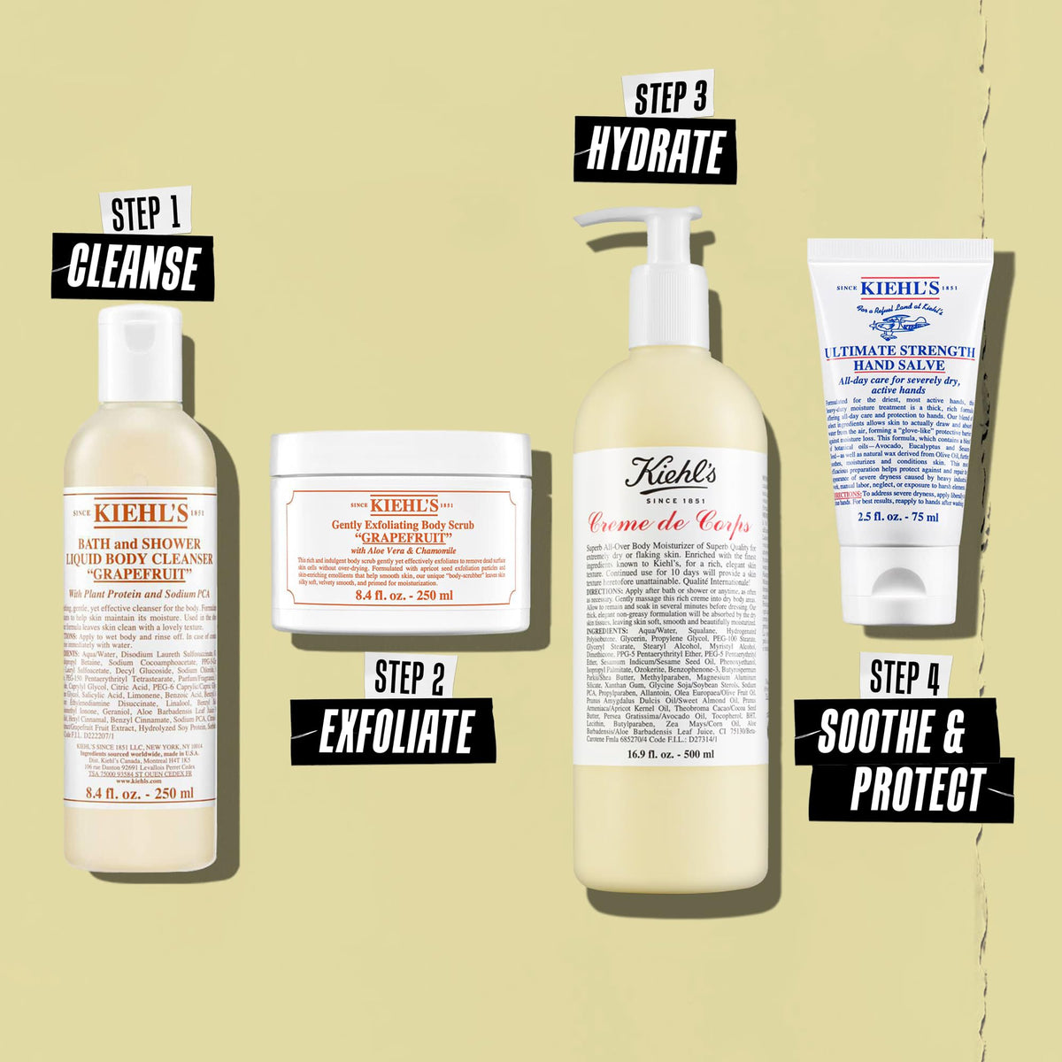 Kiehl's - Creme de Corps Body Lotion, Fast Hydration - 16.9 fl oz Kiehl's
