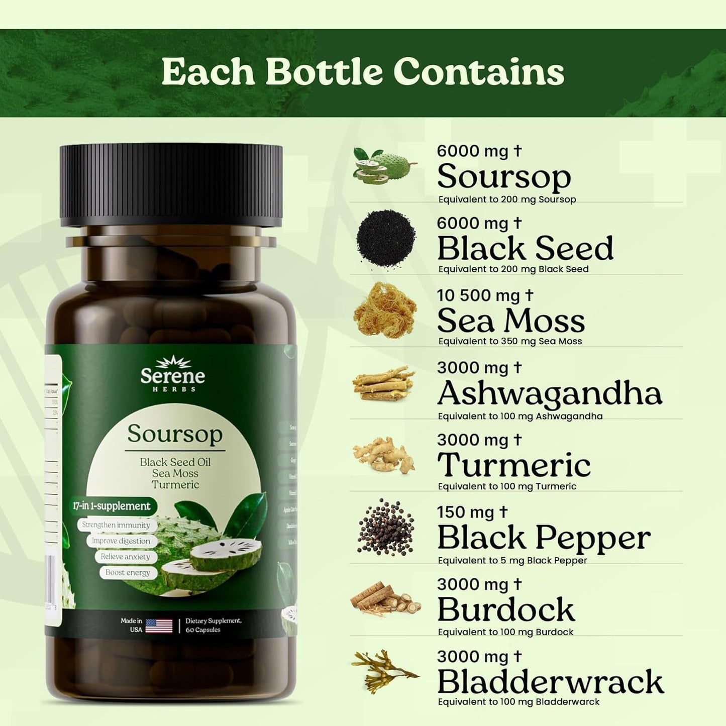 Serene Herbs Total Body Herbal Support – Liver Capsules + 17-1 Capsules Gsupps Australia