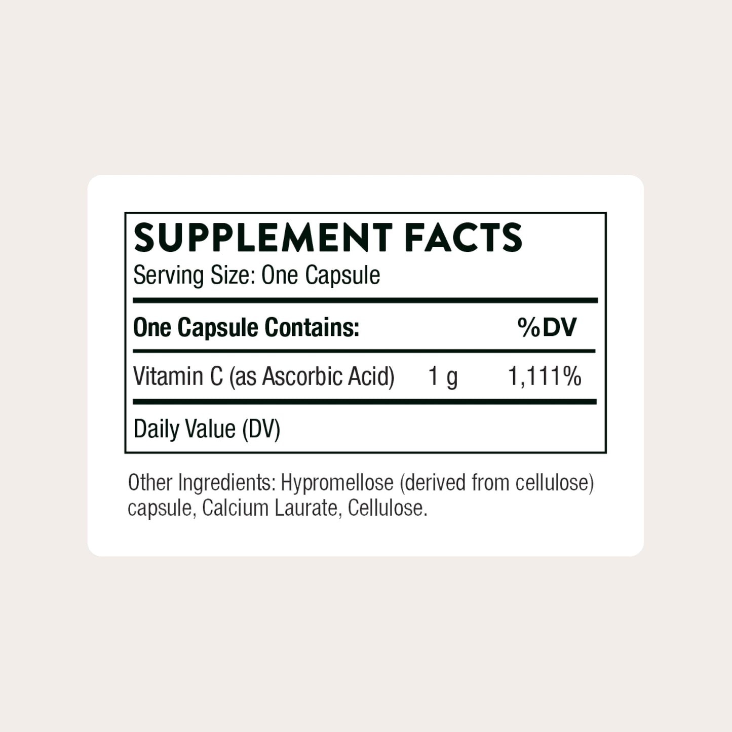 THORNE - Vitamin C 1,000 mg Supplement - Supports Healthy Immune Function & Collagen Formation - Provides Antioxidant Benefits - Third-Party Certified THORNE