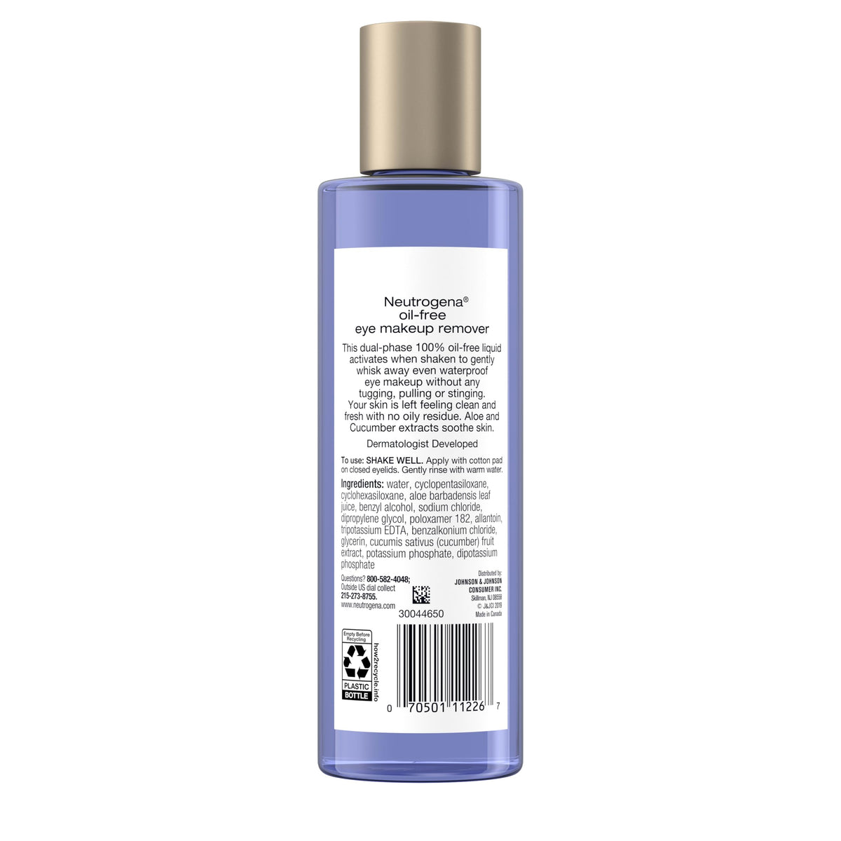 Neutrogena Oil-Free Eye Makeup Remover, 8 fl. oz Neutrogena