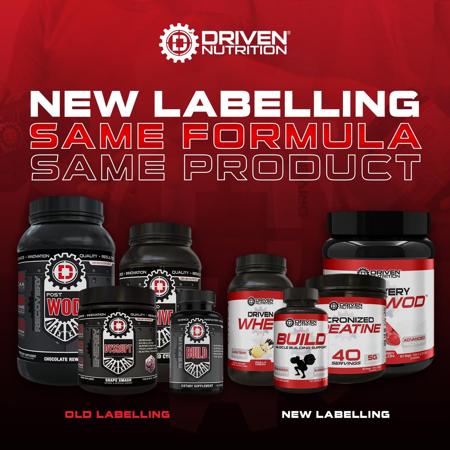 Driven WHEY- Grass Fed Whey Protein Powder: Delicious, Clean Protein Shake Driven Nutrition