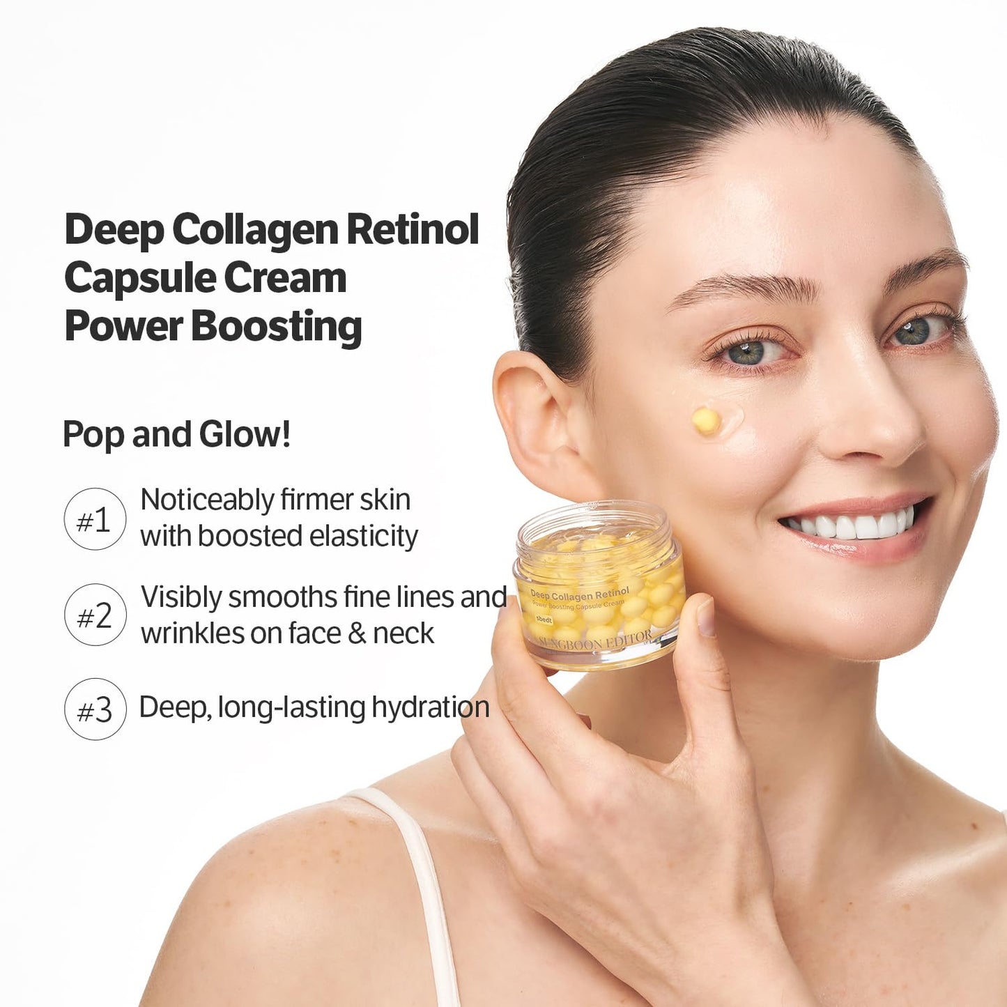 SUNGBOON EDITOR Deep Collagen Retinol Capsule Cream | For Fine Lines and Dry Skin SUNGBOON EDITOR