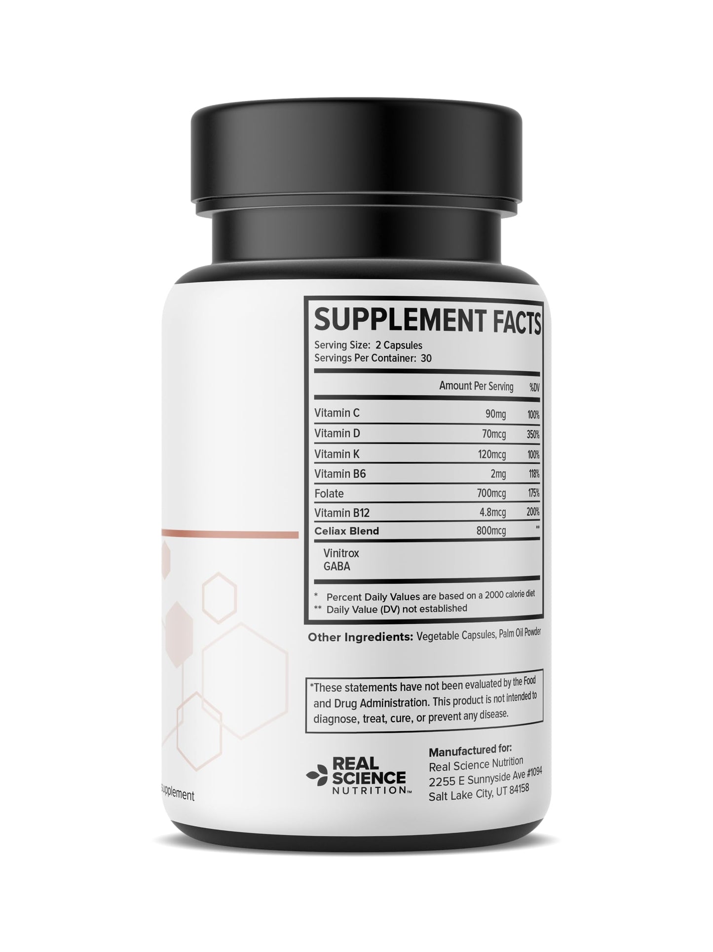 Real Science Nutrition Celi-Act Miracle is a Natural Supplement to Support Celiac Discomfort and Digestive Health Real Science Nutrition